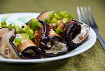 Image recette Aubergines farcies à la mozzarella
