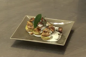 Image recette Pomme de terre surprise aux cèpes et foie gras
